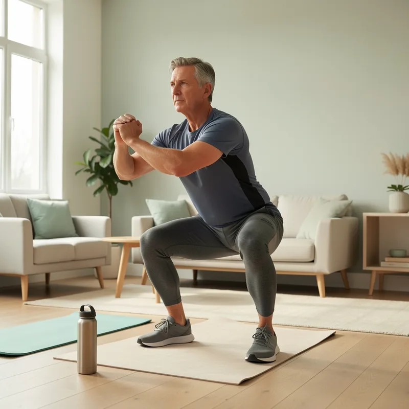 Renforcement musculaire après 50 ans : la séance maison de 25 minutes